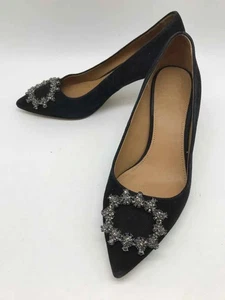 Tacones de tacón de gatito Tory Burch negros talla 7 usados - Imagen 1 de 6