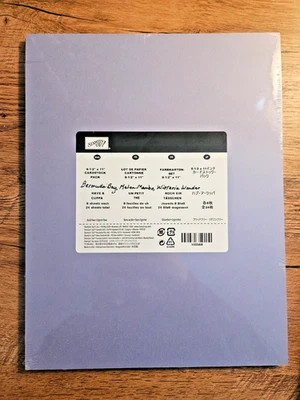 Stampin Up 8-1/2" x 11" Cardstock HAVE A CUPPA  24 SHEETS 3 colors Retired NEW - Image 1 of 2