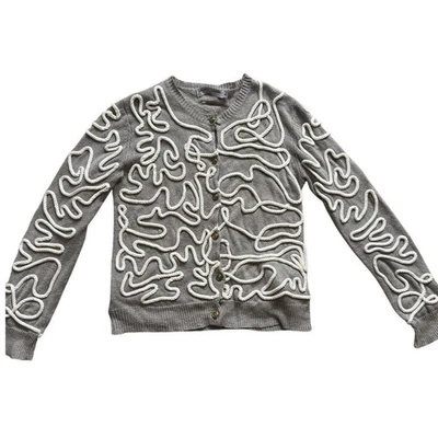 Cárdigan con detalle de cuerda adornado ceremonia de apertura Foto 1 de 4