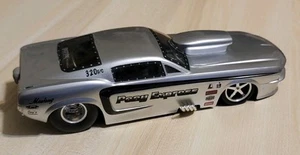 1967 Shelby GT 500 Mustang Pony Express SILVER Drag Car Jada 1:24 Die Cast Used - Picture 1 of 11