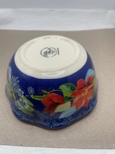 4 Pc Set THE PIONEER WOMAN Measuring Cups Nesting Bowls Floral Ceramic Round - Picture 1 of 13