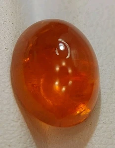 Natural spessartite Garnet cabochon - Mandarin Garnet gemstone 8.80 CTS - Picture 1 of 11