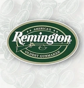 REMINGTON AMERICAS GUNMAKER 5.5” LARGE OVAL VINYL STICKER DECAL - Picture 1 of 5