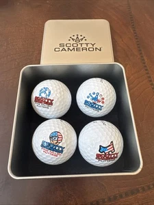 Scotty Cameron Titleist Pro V1 / Tin Can - 4 balls / US Open set - Picture 1 of 3