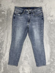Judy Blue Jeans Womens Plus 18W Blue Slim Fit Stretch Casual Pants - Imagen 1 de 11