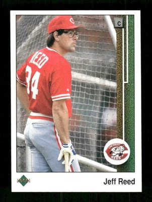 1989 Upper Deck #276 Jeff Reed NM Near Mint Reds BXCP20 - Image 1 of 2