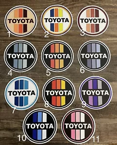 4” Toyota Decal Sticker Fits Pick Color Tacoma 4Runner Land Cruiser FJ Rav4 - Picture 1 of 1