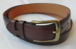 Tommy Hilfiger Men's Leather Belt #5073-26, Sz 40/100, Brown Smooth, Exc. - Picture 1 of 9