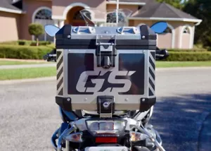 Motorcycle Top Case Reflective Decal Kit for BMW Large GS Touratech Top Box - Picture 1 of 5