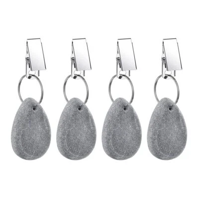 Mantel Pesas Perchas Mantel Colgante Piedra Cubierta de Mesa Pesas Con Met Foto 1 de 4