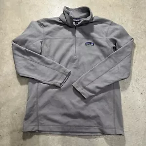 Suéter Pullover Polar Patagonia 1/4 Cremallera Ligero Adulto MEDIANO Gris Poli - Imagen 1 de 7