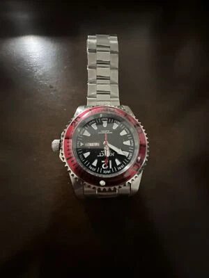Reloj de buceo Jet Set J759020 para hombre - Ayia Napa bisel rojo giratorio 44 mm Foto 1 de 3