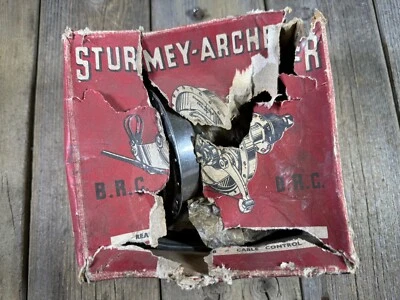 Antiguo cable de buje de freno de tambor trasero de engranaje fijo Sturmey Archer BRC caja nueva Foto 1 de 4