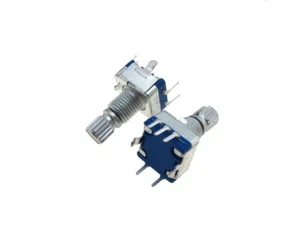 Drehgeberschalter 15 mm gerändeltes Ende vertikal EC11PC Pin - Bild 1 von 1