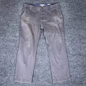 Nick Graham Pants Men 36x30 (38x28) Grey Chino Stretch Modern Fit Mid Rise Adult - Picture 1 of 9