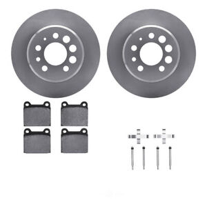 DFC Rotors with 5000 Advanced Brake Pads includes Hardware fits 1975-1997 Volvo