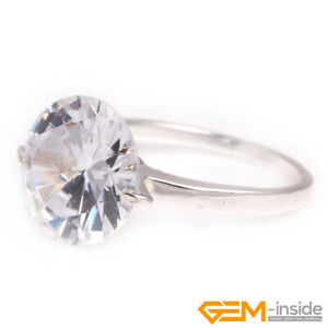 Women Tibetan Silver Crystals Gemstone Vintage Diamond Wedding Rings #7-#9 Gift