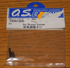 OS O.S ENGINE 24081600 Vis de purge + ressort AIR Bleed Screw 40D RC japan made - Photo 1/4