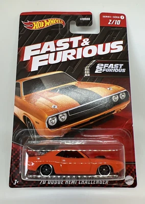 Dodge Hemi Challenger 1970 Fast & Furious n.º 2/10 nuevo sin abrir Hot Wheels Foto 1 de 4