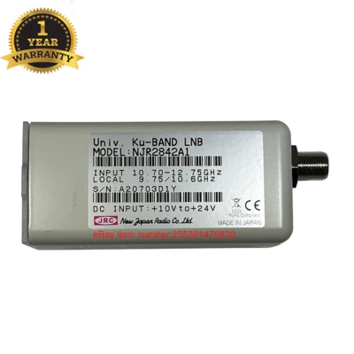 Novo NJRC NJR2842A1 Universal Ku-Band PLL LNB 10.7 - 12.75 GHz +/-35ppm Dual LO - Imagem 1 de 4