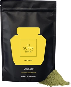 Welleco the Super Elixir Daily Greens Powder, Probiotic Drink Mix with Whole ... - Picture 1 of 7