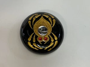 "Acento de espejo de araña de 1,75"" y ojos de estrás de vidrio - por JaDeL" - Imagen 1 de 4