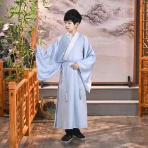Hanfu Boy Tang Song Dinastía Bata Vestido Clásico Juegos con disfraces Antiguo Disfraz Chino - Imagen 1 de 14