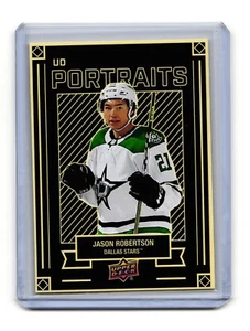 2022-23 Upper Deck UD Portraits #P-21 Jason Robertson SK#YP1416 - Imagen 1 de 2