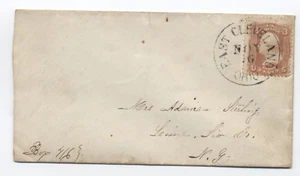 1860s East Cleveland CDS on #65 cover Cuyahoga DPO 1847-75 [y1446] - Picture 1 of 1