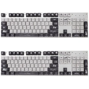2 Sets Halloween Keycaps Mechanische Tastaturschlüsselkaps Tastenkappen - Bild 1 von 12
