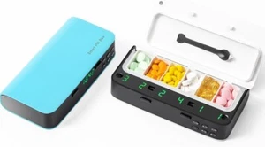 Pill Dispenser with Alarm, Daily Medicine Pill Organizer with up to 7 Alarms - Picture 1 of 6