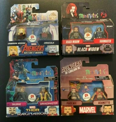 Walgreens Minimates LOT Phoenix Agamotto Skurge Grandmaster Dracula Black Widow  - Image 1 of 4