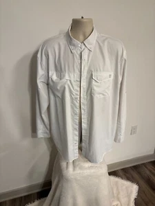HUK PERFORMANCE CONVERTIBLE FISHING SHIRT FLAP POCKET LIGHTWIEGHT PERFORATED XL - Picture 1 of 6