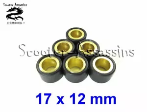 SÄTZE 6 ROLLENGEWICHTE 17x12 für Suzuki, Aprilia, Qpod, ATALA, HYOSUNG, etc.. 3-14g - Bild 1 von 1
