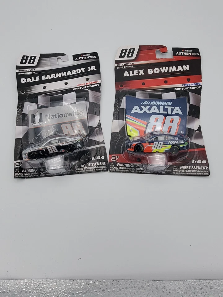 2018 1/64 #88 DALE EARNHARDT JR/  ALEX BOWMAN 2 CAR SET nascar Authentics - Image 1 of 4