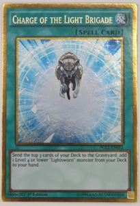Charge of the Light Brigade - PGL2-EN052 - Gold Rare 1st Edition Yugioh - Picture 1 of 2
