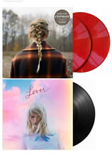 Taylor Swift Vinyl Collection Set: Lover Black Variant / Evermore Red Variant