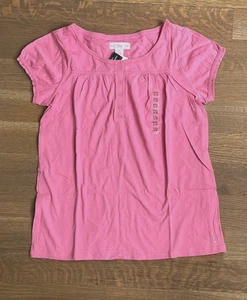 Gap Kids Vintage Girls NWT XXL 14-16 Pink button ruffle top - Picture 1 of 2