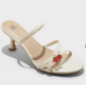 Tacones con tiras Brodie Charm para mujer con plantilla de espuma viscoelástica - Wild Fable talla 10 - Imagen 1 de 3