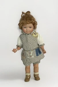 Vtg Carlie Mae Bunny Watching Doll Boyd’s Blue eyes Strawberry Blond Clothesline - Picture 1 of 6