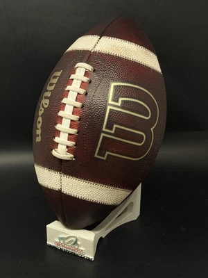 Wilson GST Full-Size Red Football Game Prepped Mudded Conditioned Tacked NEW - Image 1 of 4