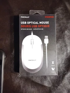 Macally 3 Button Optical USB Wired Mouse for Mac and PC (Turbo) - Picture 1 of 5
