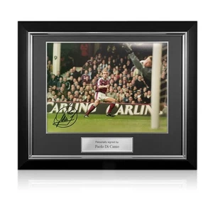 Paolo Di Canio Signed West Ham United Football Photo. Deluxe Frame - Picture 1 of 4