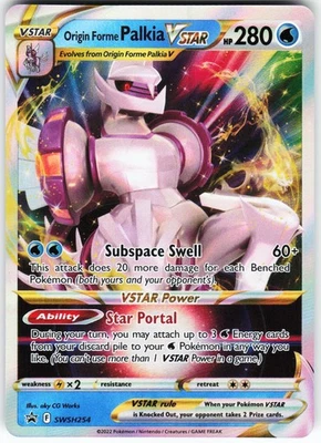 Origin Forme Palkia VSTAR SWSH254 Pokemon SWSH: Sword & Shield Promo Cards Holo - Image 1 of 2