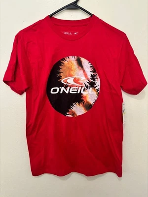 Nuevo O'Neill Easy O Básico Niños Jóvenes Camiseta Camiseta SS Surf Patín De Colección Rojo M Foto 1 de 2