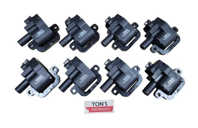(8) Ton's Ignition Coil GM LS1 LS6 Engines Gen III IV 98-06 Corvette Silverado - Image 1 of 4