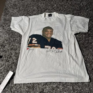 Vtg NFL Chicago Bears William Perry The Fridge Nabisco Promo Sz L Screen Stars - Picture 1 of 8