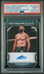 2024 Topps Chrome UFC #OLA-AAR Octagon Legends PSA9 Auto10 Andrei Arlovski 9/10 - Picture 1 of 5