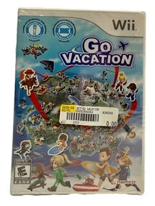 NEW Go Vacation (Nintendo Wii, 2011) Video Game - Factory Sealed - Picture 1 of 2