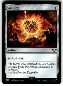 Sol Ring (250) Universes Beyond: Warhammer 40000 Regular MTG NM - Picture 1 of 2